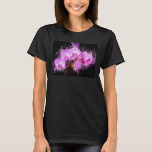 Orchidee Blume Aquarell - Rosa bb 03 T-Shirt