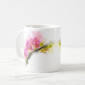 Orchidee Blume Aquarell - Rosa wb 01 Kaffeetasse (Vorderseite Links)