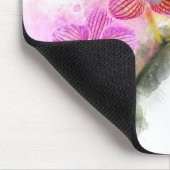 Orchidee Blume Aquarell - Rosa wb 01 Mousepad (Ecke)
