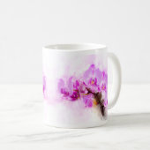 Orchidee Blume Aquarell - Rosa wb 03 Kaffeetasse (VorderseiteRechts)