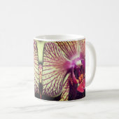Orchidee Blume Nah Kaffeetasse (VorderseiteRechts)