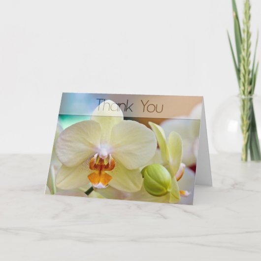 Orchidee • Danke zu kardieren (Vorderseite)