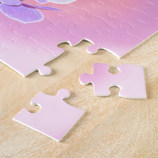 Orchidee-Drache Puzzle (Seite)