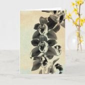 Orchidee erröten Platten IV Karte (Gelbe Blume)