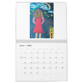 Orchidee, erschwingliche Kunst durch HeatherArt Kalender (Mär 2026)