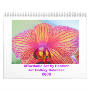 Orchidee, erschwingliche Kunst durch HeatherArt Kalender