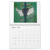 Orchidee, erschwingliche Kunst durch HeatherArt Kalender (Feb 2027)