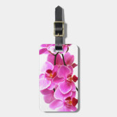 Orchidee-Gepäcketikett Gepäckanhänger (Vorderseite vertikal)