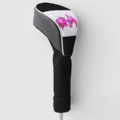 Orchidee Golf Headcover (angewinkelt)