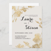 Orchidee Hochzeitskarte Dankeskarte (Vorne/Hinten)