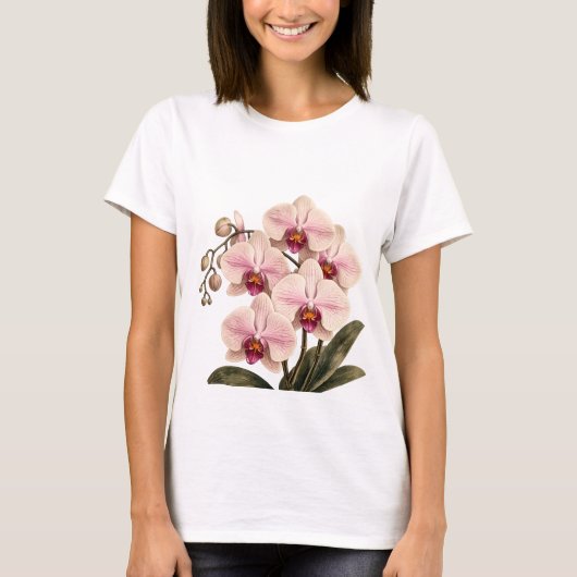 Orchidee in Blüte T-Shirt (Vorderseite)