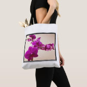 Orchidee in Rosa als Tote Tasche (Von Nahem)