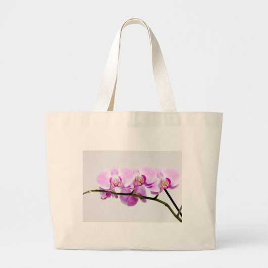Orchidee Jumbo Stoffbeutel (Vorne)