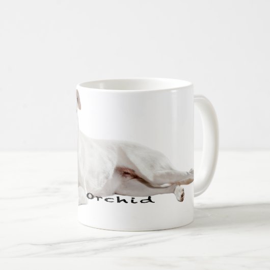 Orchidee Kaffeetasse (VorderseiteRechts)