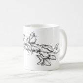 Orchidee Kaffeetasse (VorderseiteRechts)