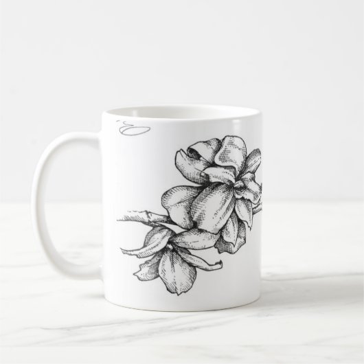 Orchidee Kaffeetasse (Links)
