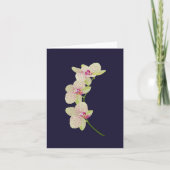 Orchidee Karte (Vorderseite)