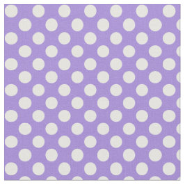 Orchidee lila mit weißem Polka-Punkt-Gewebe Stoff