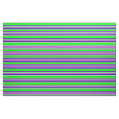 Orchidee, Limone, Beige & Blaue Streifen Stoff (Fat Quarter (45,7 x 55,9 cm))