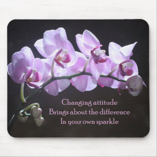 Orchidee mousepad - ändernde Haltung