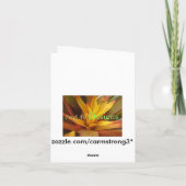 Orchidee notecard karte (Rückseite)