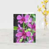 Orchidee notecard karte (Gelbe Blume)