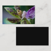 Orchidee • Persönliche Visitenkarte (Vorne/Hinten)