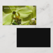 Orchidee • Persönliche Visitenkarte (Vorne/Hinten)