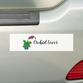 Orchidee Pflanze im Wasserbecken Autoaufkleber (Auf Auto)