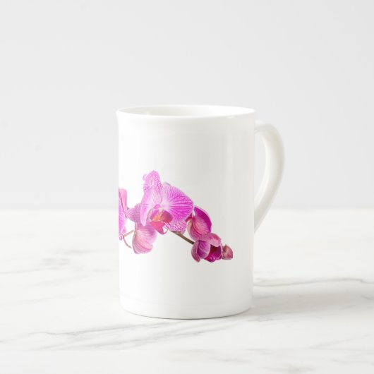 Orchidee Porzellantasse (Vorderseite Rechts)