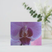 Orchidee Postkarte (Stehend Vorderseite)