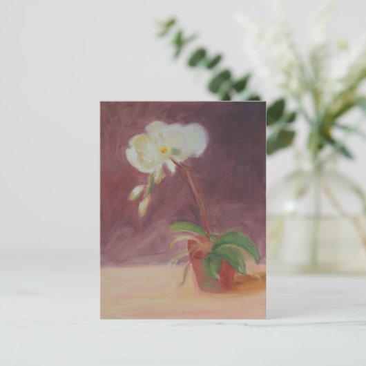 "Orchidee" Postkarte (Stehend Vorderseite)