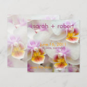 Orchidee • Save-the-Date-Ankündigung Einladung (Vorne/Hinten)