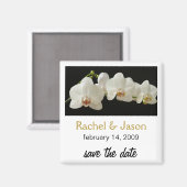 Orchidee | SAVE THE DATE Magnet (Vorderseite/Rückseite)
