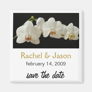 Orchidee   Save the Date Magnet