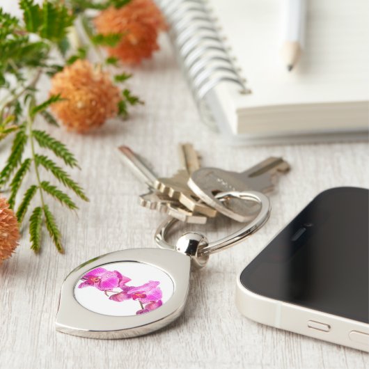 Orchidee Schlüsselanhänger (Seite)