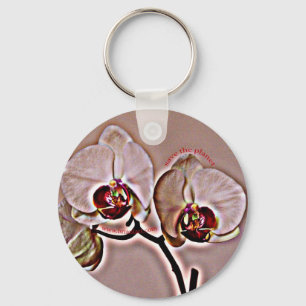 Orchidee Schlüsselanhänger