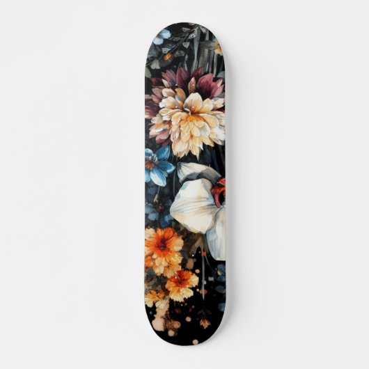 Orchidee Skateboard (Vorne)