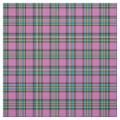 Orchidee, Türkis und Limone grüne Mode kariert Stoff (Muster)