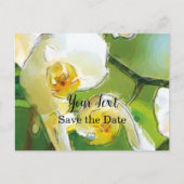 Orchidee weiß - Aquarell-Design | Postkarte (Vorderseite)