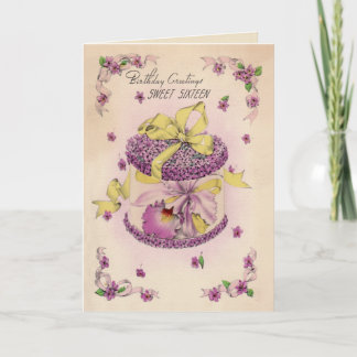 OrchideeCorsage 16. Geburtstag Einladung