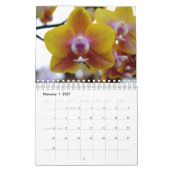 Orchideen-12-monatiger Kalender (Feb 2027)