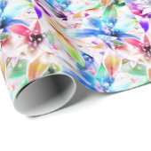 Orchideen 1 Packpapier (Rolleneckpunkt)