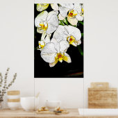 Orchideen 1 poster (Küche)