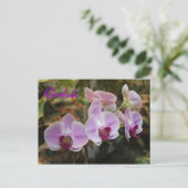 Orchideen # 21 postkarte (Stehend Vorderseite)