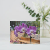 Orchideen # 9 postkarte (Stehend Vorderseite)