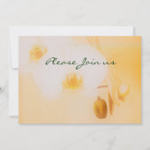 Orchideen - anpassbar einladung (Rückseite)