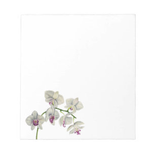 Orchideen-Aquarell-Malerei Notizblock