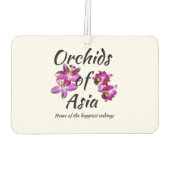 Orchideen Asiens Autolufterfrischer (Rückseite)
