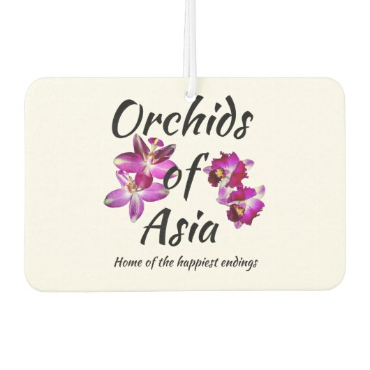 Orchideen Asiens Autolufterfrischer (Vorderseite)